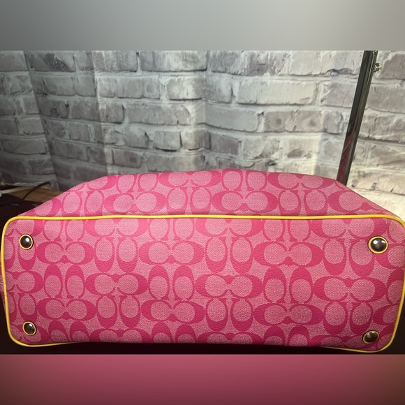 EUC Coach Carryall Tote - Pink Lemonade - Picture 4 of 15